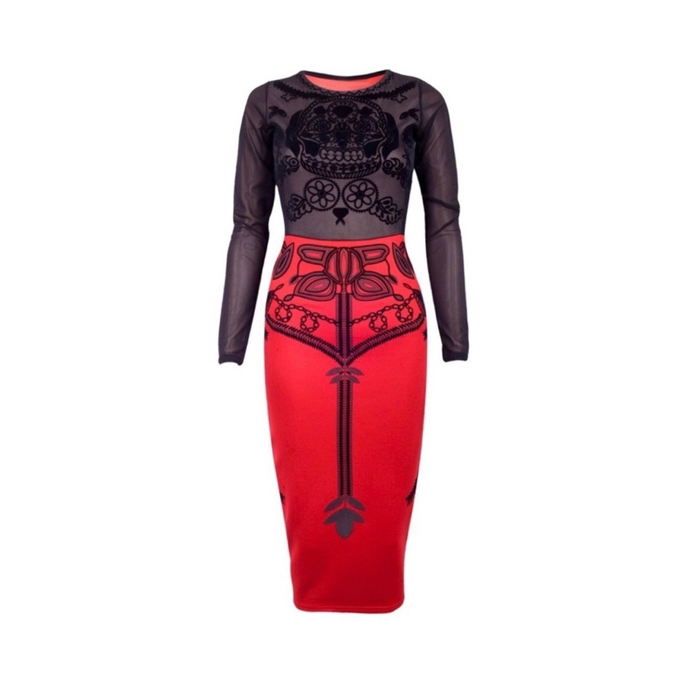 Kim Kardashian Inspired Midi Dress